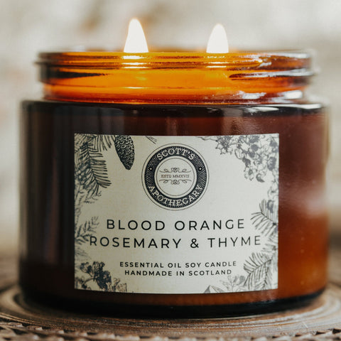 Blood Orange, Rosemary & Thyme - Made Scotland - Candles