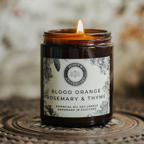 Blood Orange, Rosemary & Thyme - Made Scotland - Candles