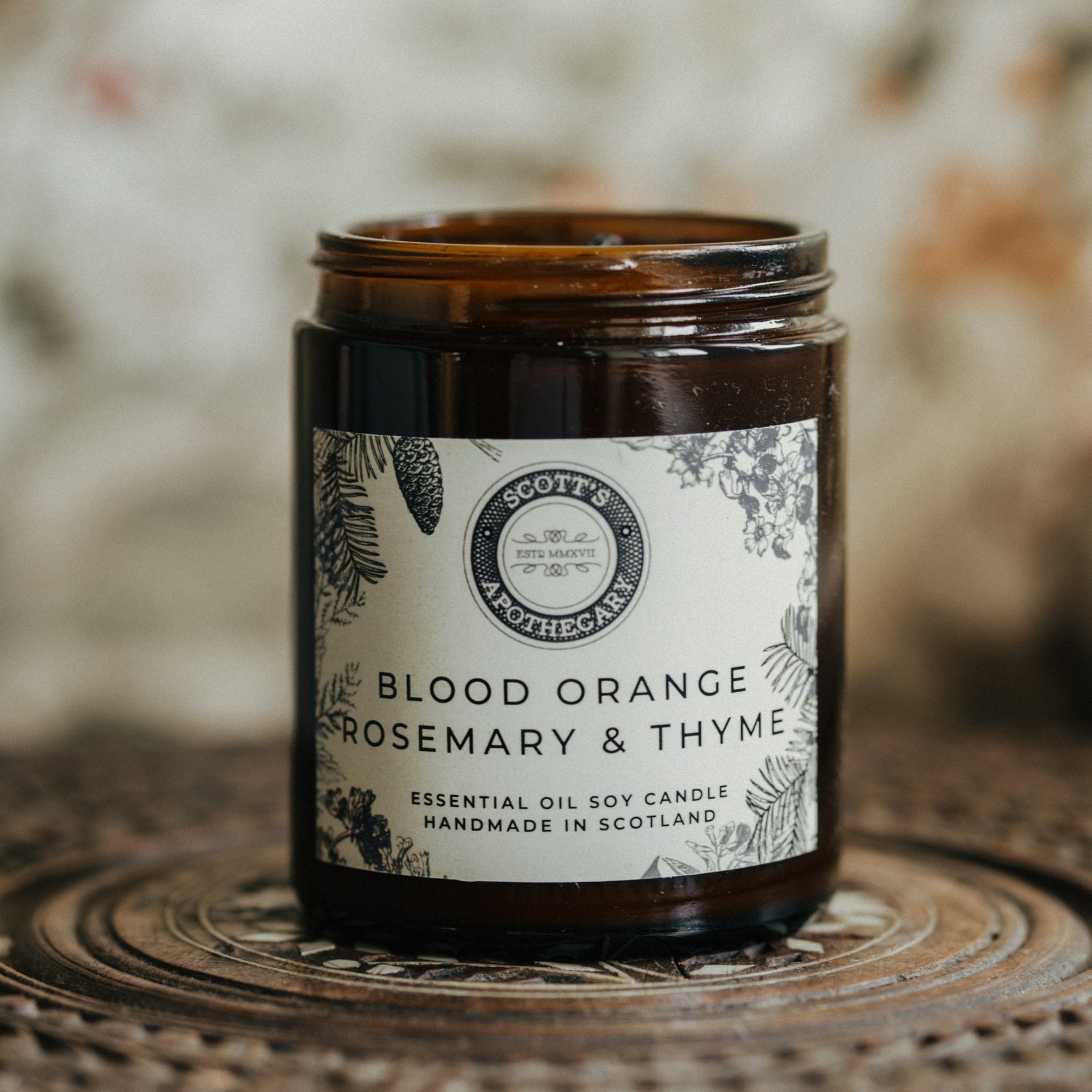 Blood Orange, Rosemary & Thyme - Made Scotland - Candles