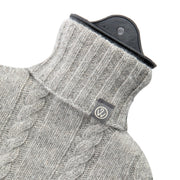Cashmere Knit Sustainable Hot Water Bottle Grey - Made Scotland