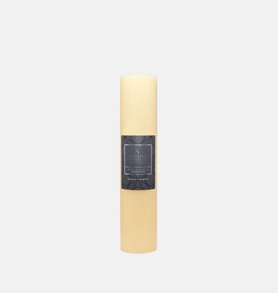 Church Candle - 12 inch x 2.5 inch - Made Scotland
