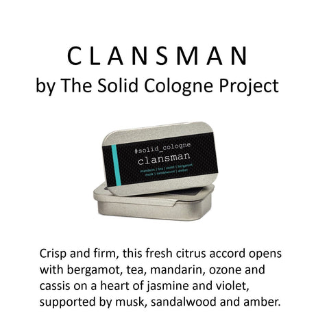 Clansman | Solid Cologne - The Solid Cologne Project - Made Scotland