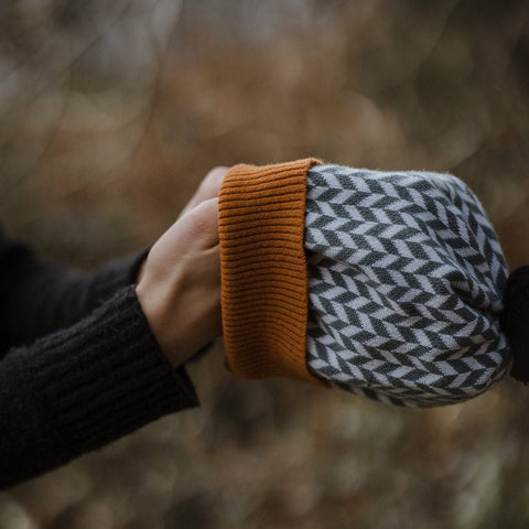 Classic Herringbone Bobble Hat - Island Nation Studio - Made Scotland