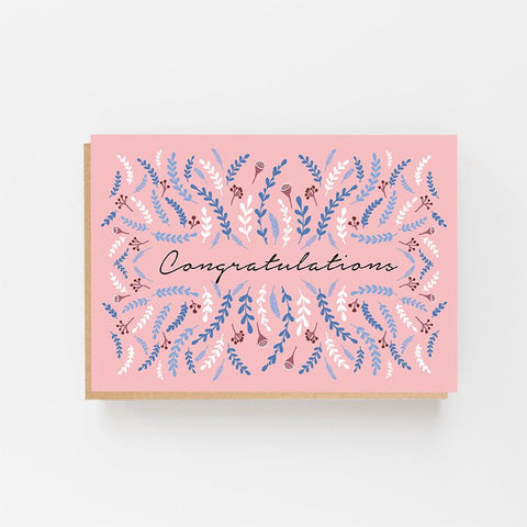 Congratulations Card - Lomond Paper Co - Made Scotland