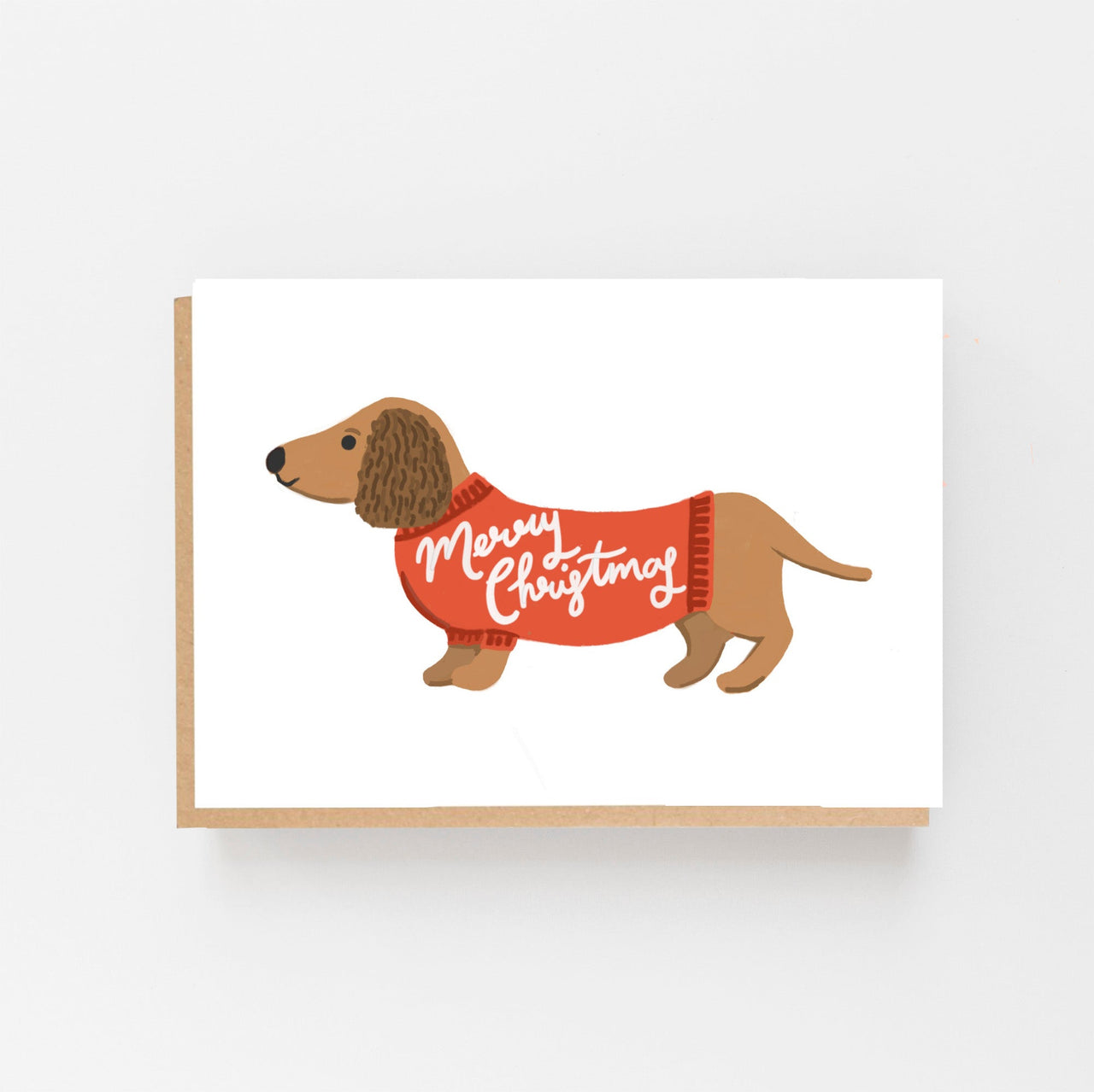 Dog - Merry Christmas Card - Made Scotland