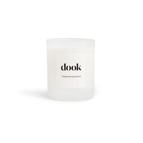 DOOK | SALT SOAP Essential Oil Candle - Cedar & Bitter Orange - DOOK | SALT SOAP - Made Scotland