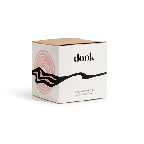 DOOK | SALT SOAP Essential Oil Candle - Cedar & Bitter Orange - DOOK | SALT SOAP - Made Scotland