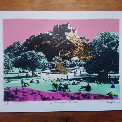 Edinburgh Castle - A3 - Bell's Galleries - Made Scotland