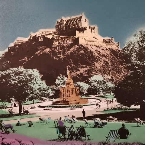 Edinburgh Castle - A3 - Bell's Galleries - Made Scotland