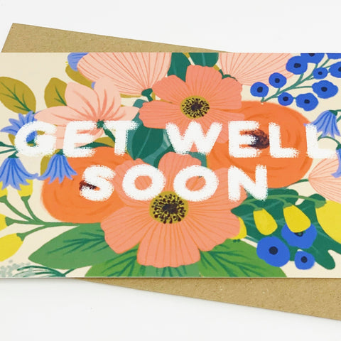 Get Well Soon Card - Lomond Paper Co - Made Scotland