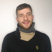 Hand knitted lambswool infinity scarf - Made Scotland