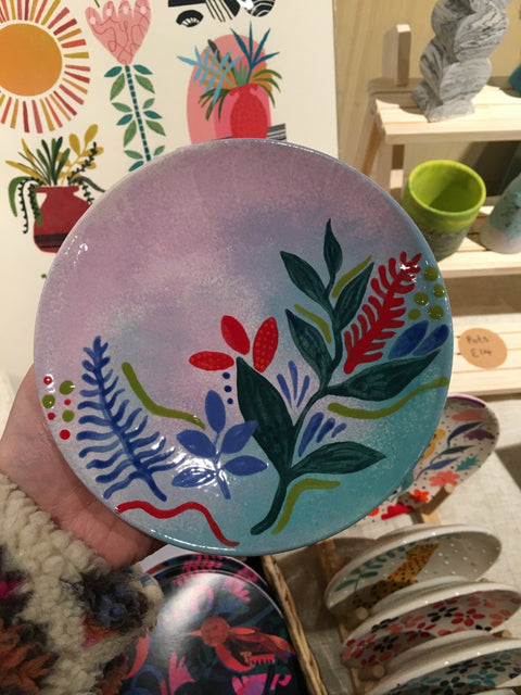 Hand painted Ceramic Plates - Call of the Wild Studio - Made Scotland