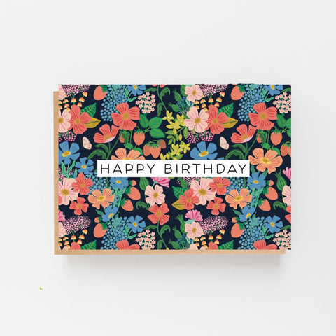 Happy Birthday Summer Card Set of 6 - Lomond Paper Co - Made Scotland