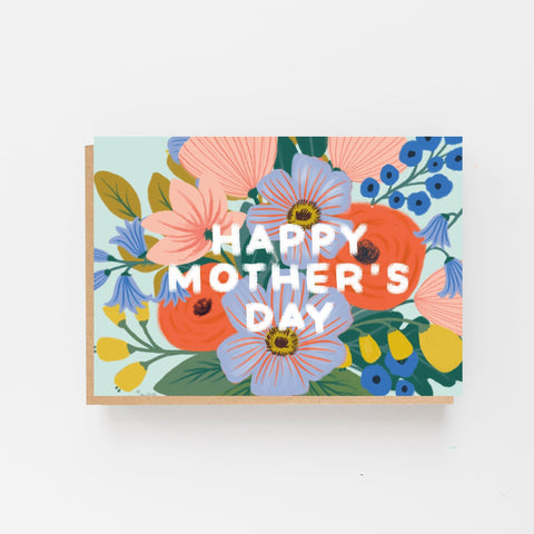 Happy Mother's Day - Colourful Bloom - Lomond Paper Co - Made Scotland