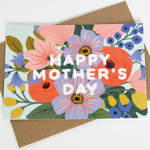 Happy Mother's Day - Colourful Bloom - Lomond Paper Co - Made Scotland