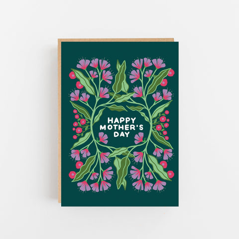 Happy Mother's Day - Pink & Green - Lomond Paper Co - Made Scotland