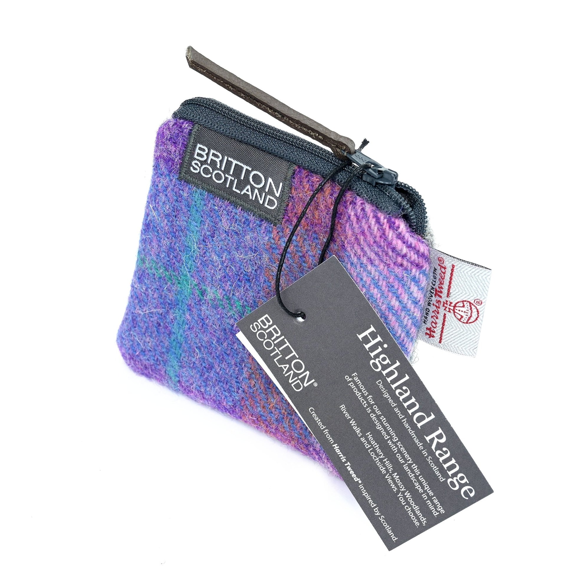 Highland Harris Tweed® Coin Purse - Made Scotland - Coin Purse