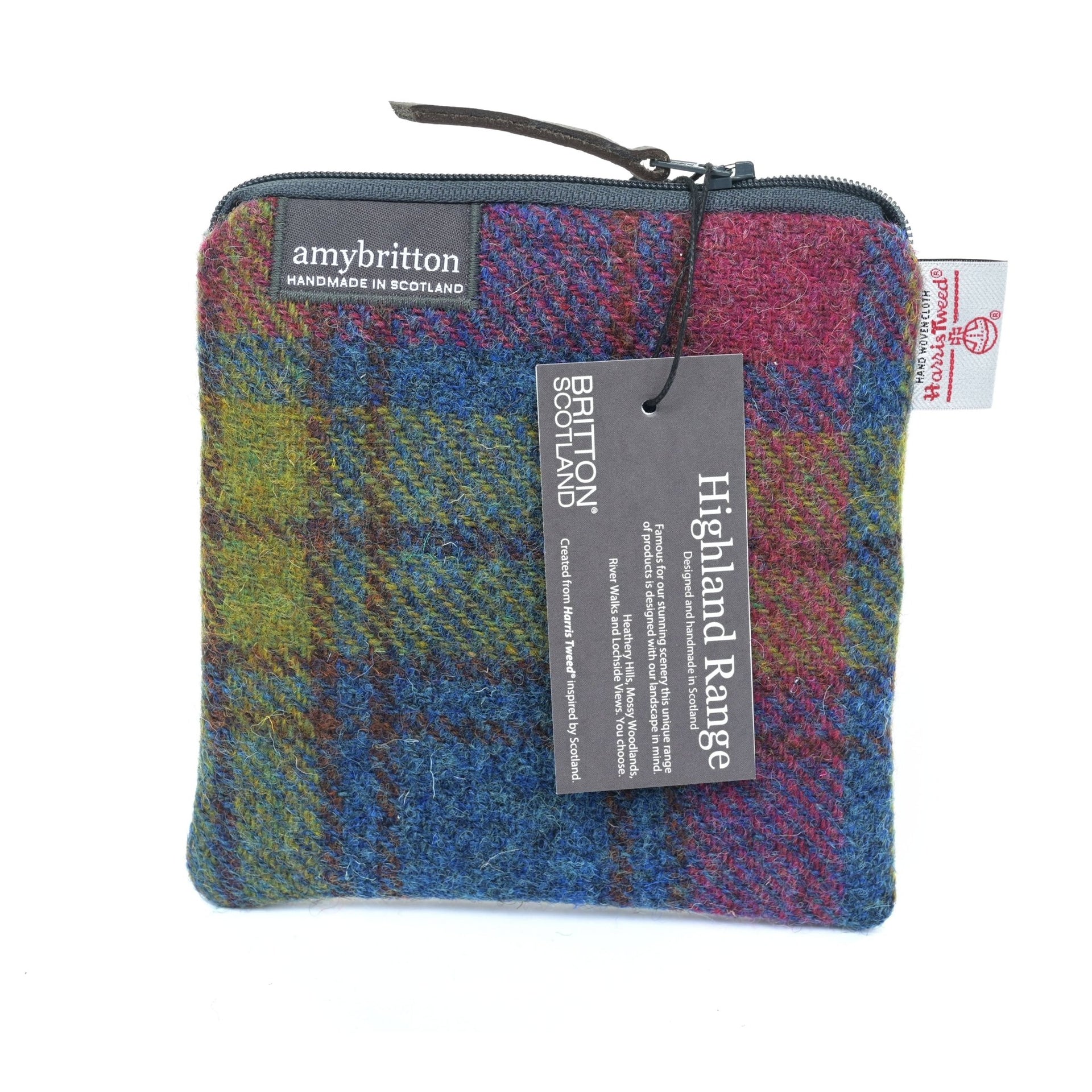 Highland Harris Tweed® Large Purse - Made Scotland - Large Purse