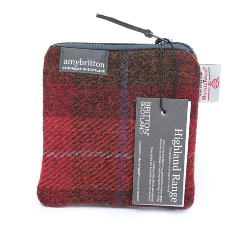 Highland Harris Tweed® Medium Purse - Made Scotland - Medium Purse