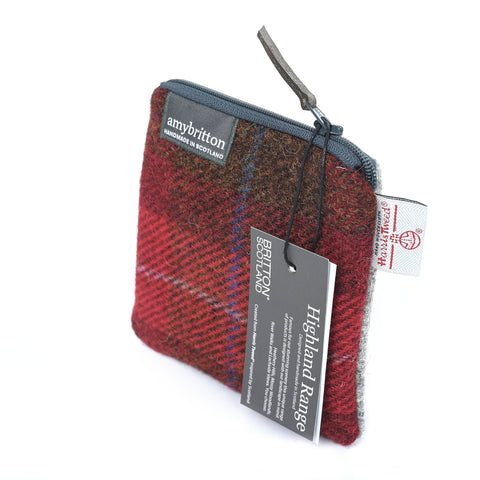 Highland Harris Tweed® Medium Purse - Made Scotland - Medium Purse