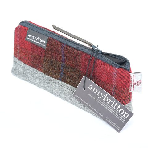 Highland Range Harris Tweed® Cosmetic Bag - Made Scotland - Cosmetic Bag