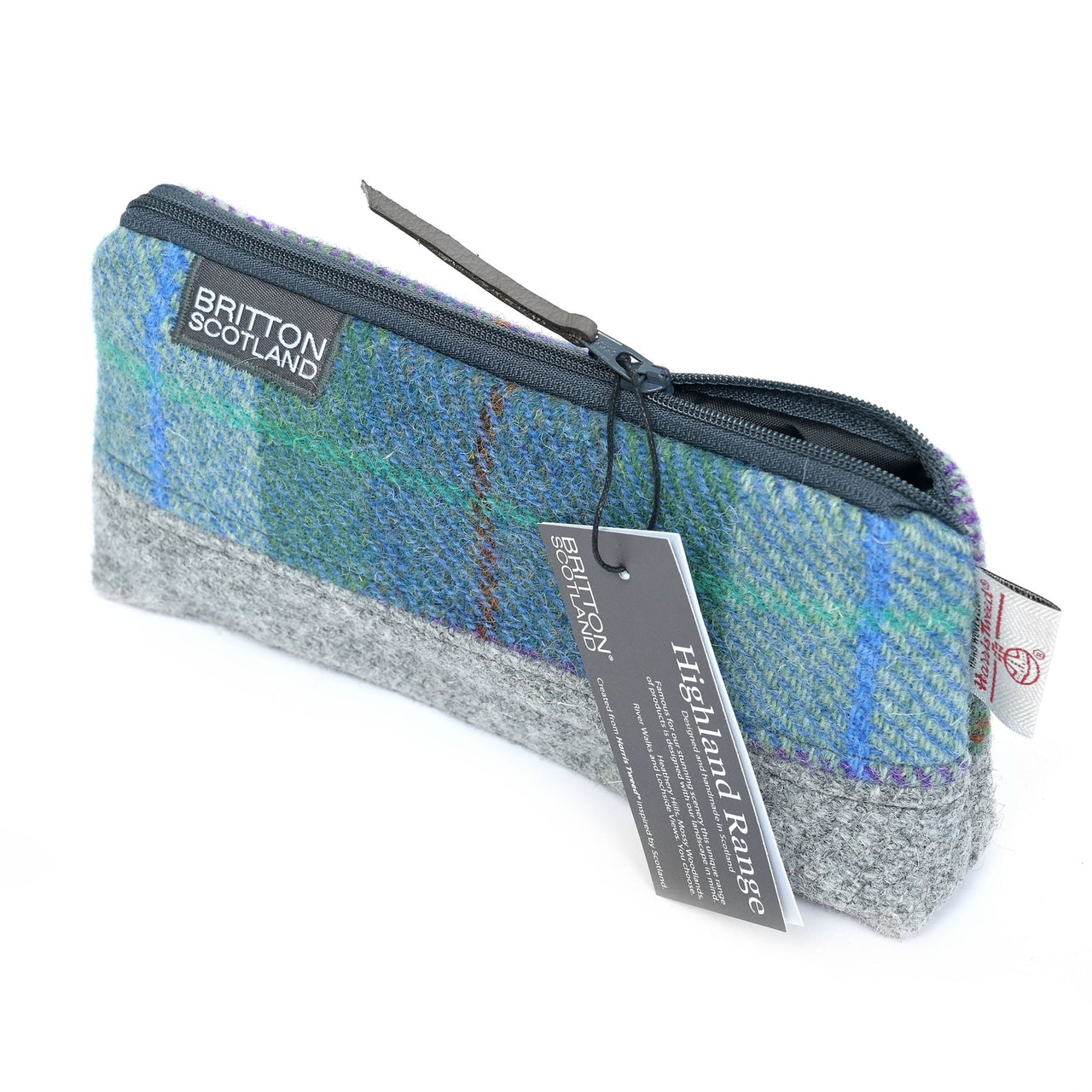 Highland Range Harris Tweed® Cosmetic Bag - Made Scotland - Cosmetic Bag