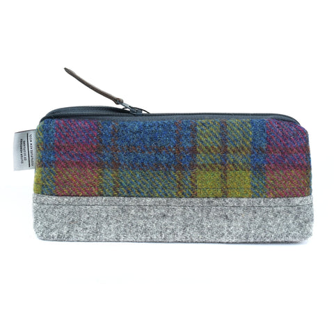 Highland Range Harris Tweed® Cosmetic Bag - Made Scotland - Cosmetic Bag