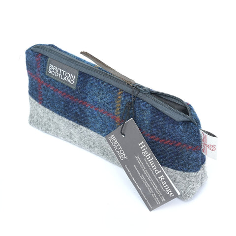 Highland Range Harris Tweed® Cosmetic Bag - Made Scotland - Cosmetic Bag