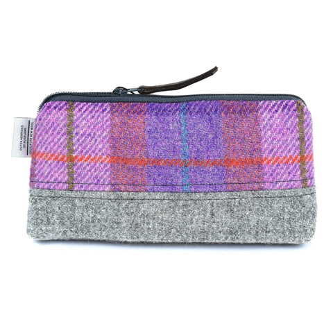 Highland Range Harris Tweed® Cosmetic Bag - Made Scotland - Cosmetic Bag