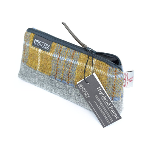 Highland Range Harris Tweed® Cosmetic Bag - Made Scotland - Cosmetic Bag