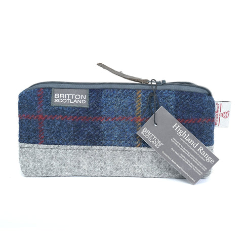 Highland Range Harris Tweed® Cosmetic Bag - Made Scotland - Cosmetic Bag