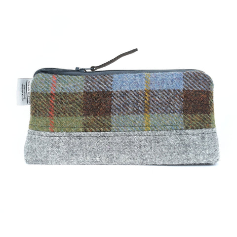 Highland Range Harris Tweed® Cosmetic Bag - Made Scotland - Cosmetic Bag