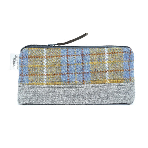 Highland Range Harris Tweed® Cosmetic Bag - Made Scotland - Cosmetic Bag