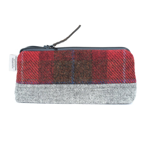 Highland Range Harris Tweed® Cosmetic Bag - Made Scotland - Cosmetic Bag