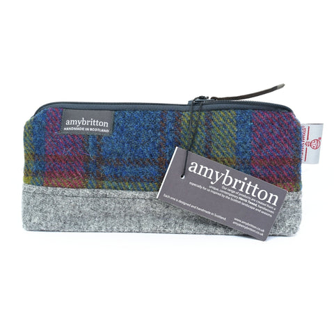 Highland Range Harris Tweed® Cosmetic Bag - Made Scotland - Cosmetic Bag