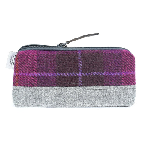 Highland Range Harris Tweed® Cosmetic Bag - Made Scotland - Cosmetic Bag