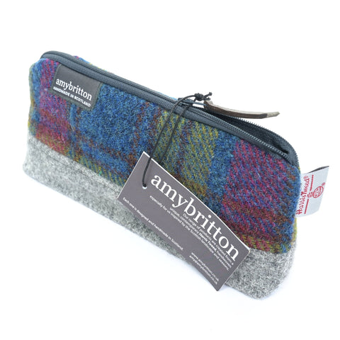 Highland Range Harris Tweed® Cosmetic Bag - Made Scotland - Cosmetic Bag