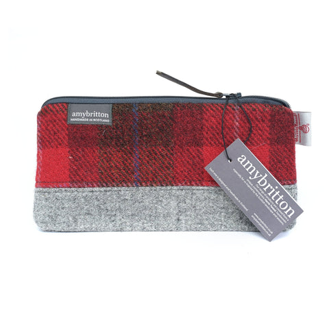 Highland Range Harris Tweed® Medium Wash Bag - Made Scotland - Wash Bag