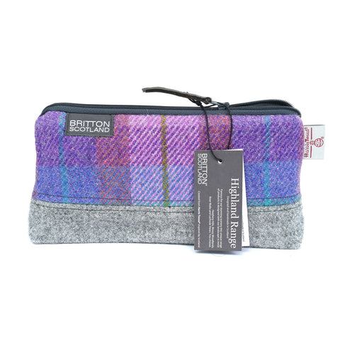 Highland Range Harris Tweed® Medium Wash Bag - Made Scotland - Wash Bag