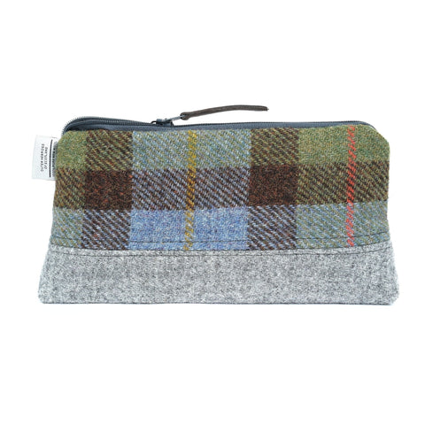 Highland Range Harris Tweed® Medium Wash Bag - Made Scotland - Wash Bag