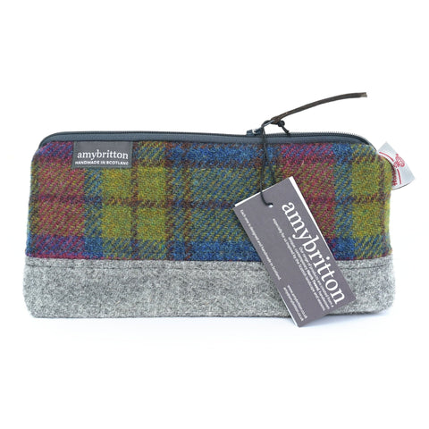 Highland Range Harris Tweed® Medium Wash Bag - Made Scotland - Wash Bag