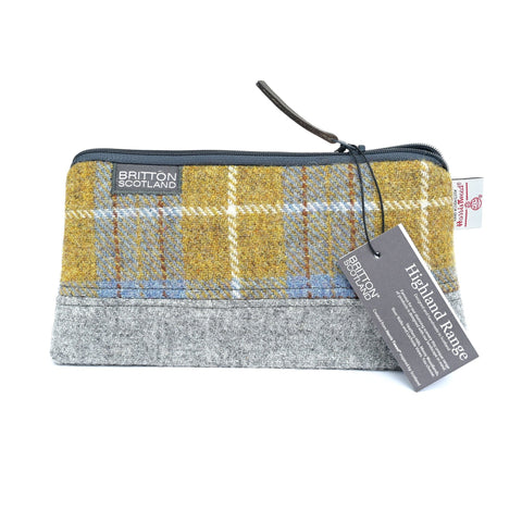 Highland Range Harris Tweed® Medium Wash Bag - Made Scotland - Wash Bag