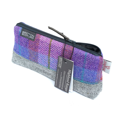 Highland Range Harris Tweed® Medium Wash Bag - Made Scotland - Wash Bag