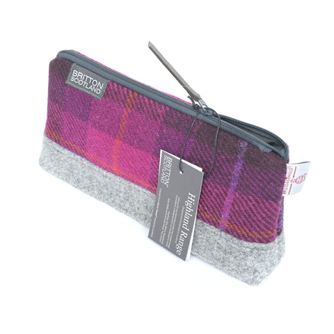 Highland Range Harris Tweed® Medium Wash Bag - Made Scotland - Wash Bag