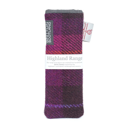 Highland Range Harris Tweed® Slim Glasses Case - Made Scotland - Glasses Case