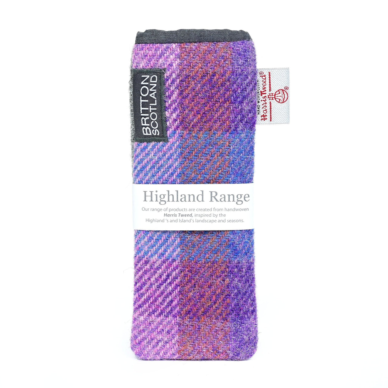 Highland Range Harris Tweed® Slim Glasses Case - Made Scotland - Glasses Case