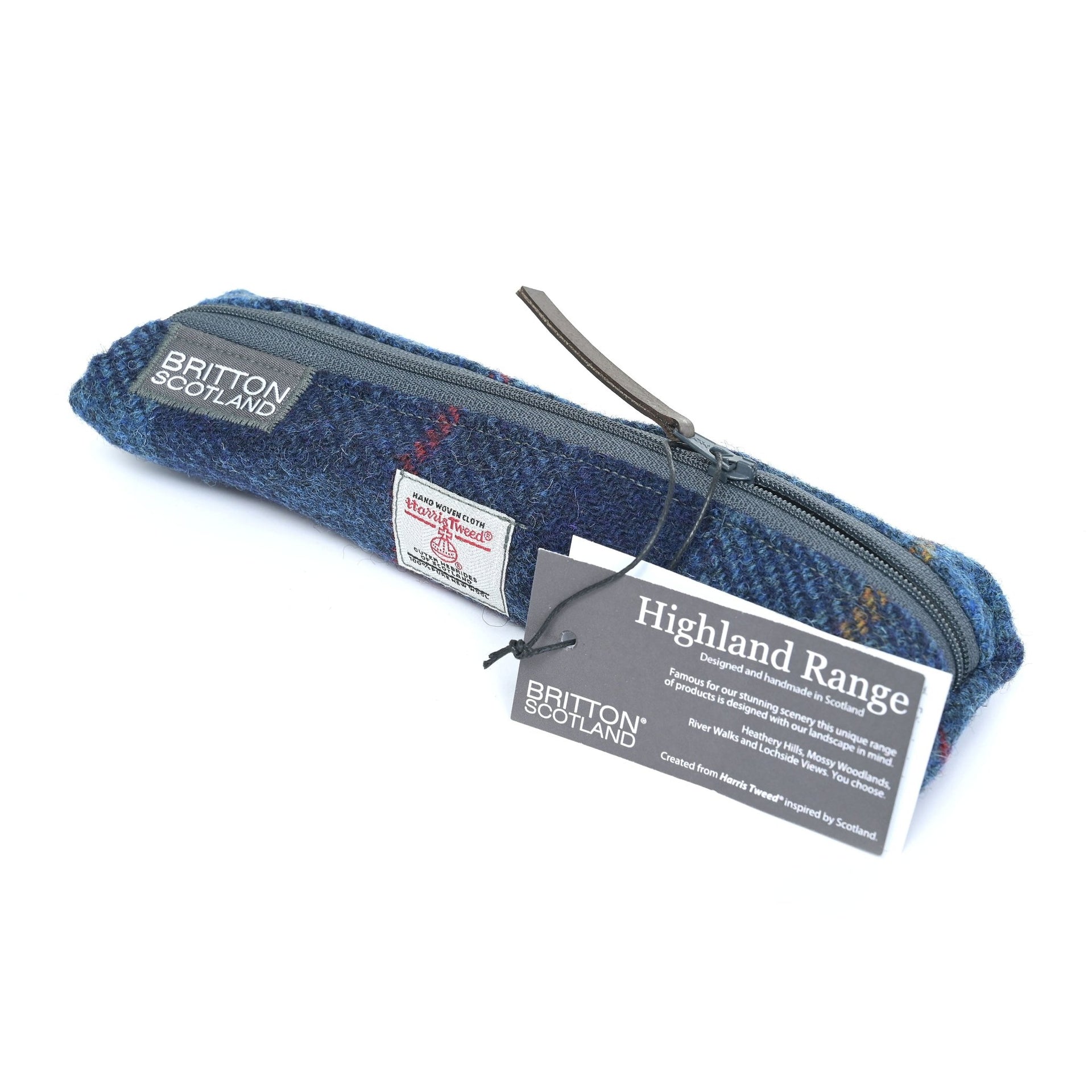 Highland Range Harris Tweed® Slim Pencil Case - Made Scotland