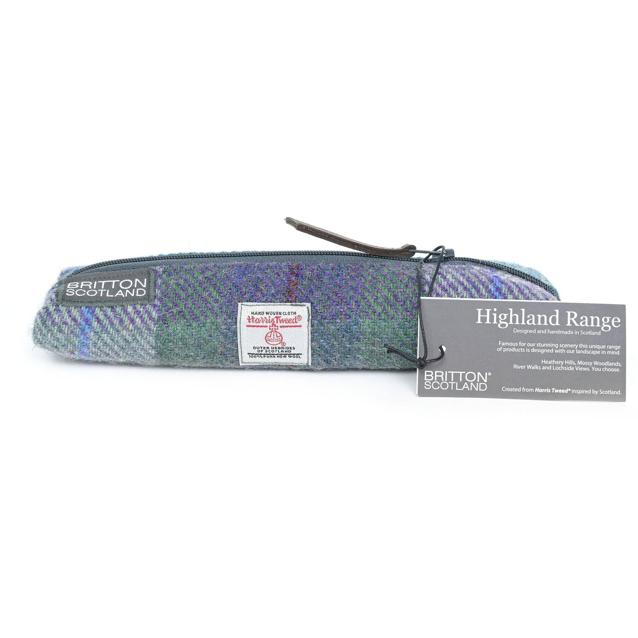 Highland Range Harris Tweed® Slim Pencil Case - Made Scotland