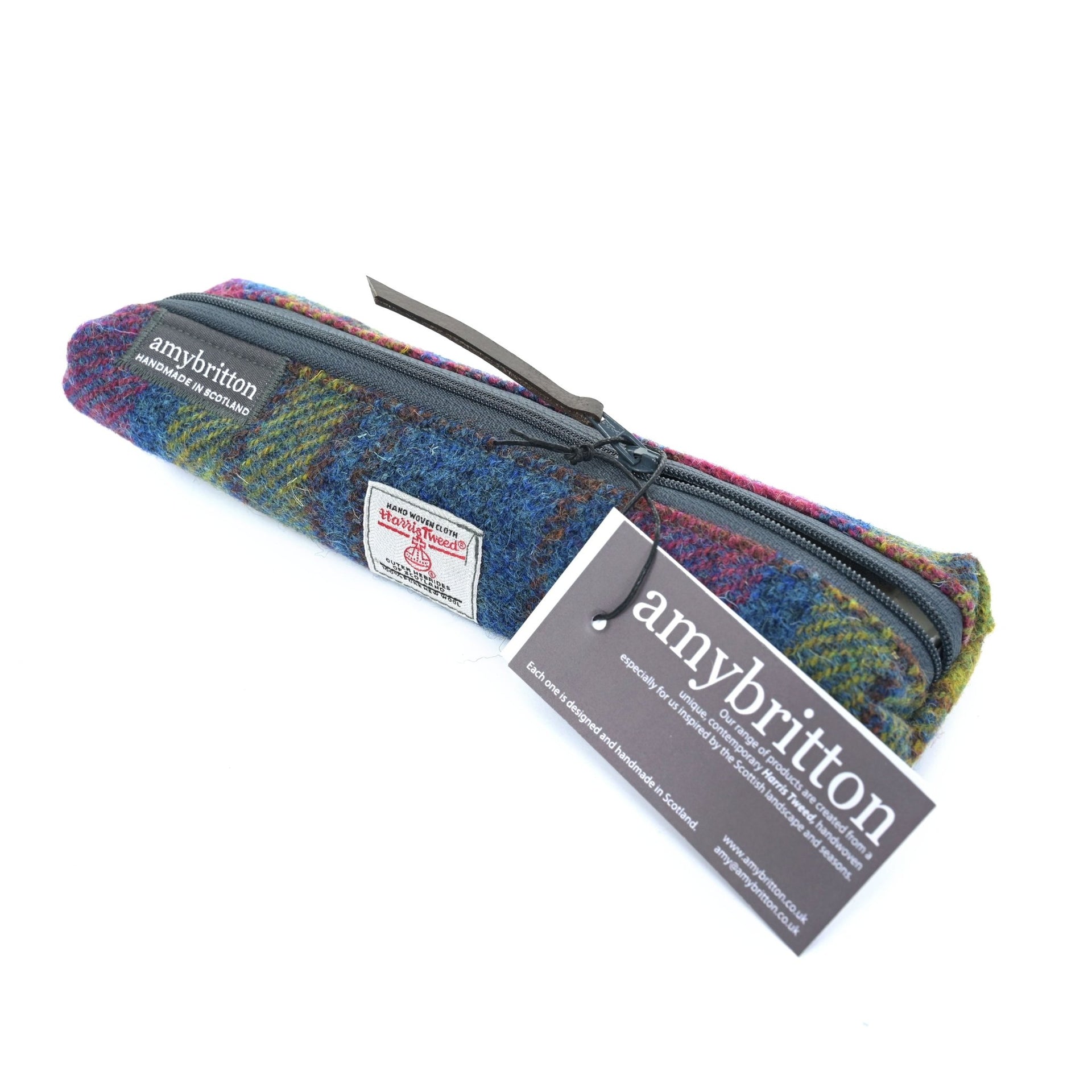 Highland Range Harris Tweed® Slim Pencil Case - Made Scotland