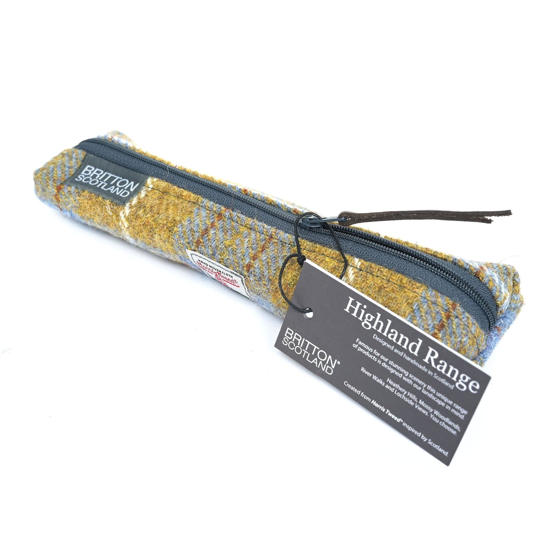 Highland Range Harris Tweed® Slim Pencil Case - Made Scotland
